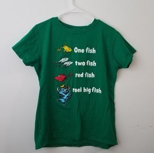 🔥CLEARANCE🔥Graphic tee Dr. Seuss fish